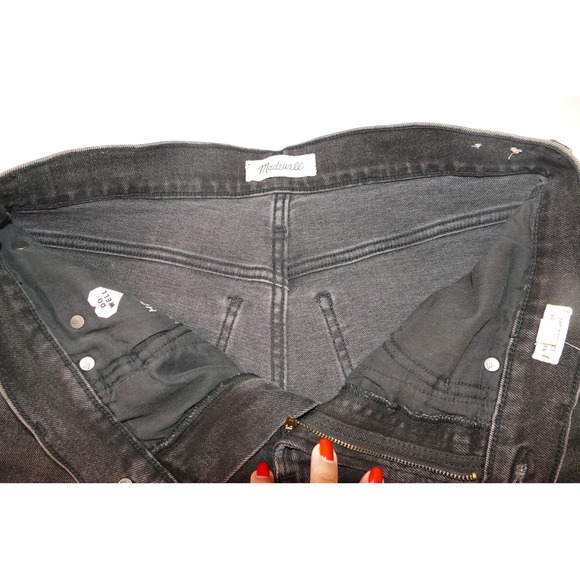 Madewell The Perfect Vintage Jean Womens Gray Wash High Rise Denim waist 30Pants - Picture 7 of 16